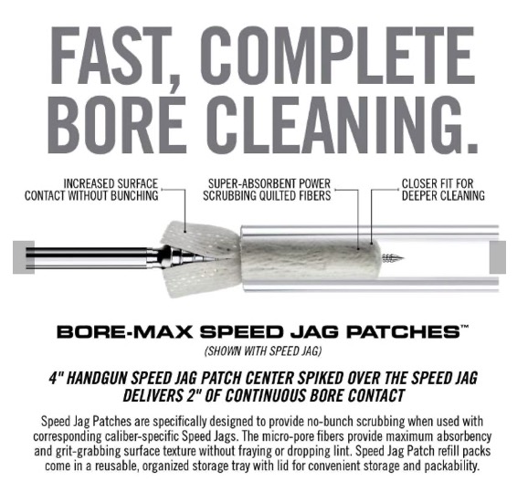 Real Avid Bore-Max Speed Jag Patches Refill Pack – 4″ L